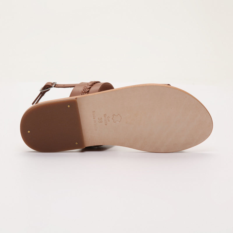 Les Bagatelles - Sandalias Planas Champa Camel