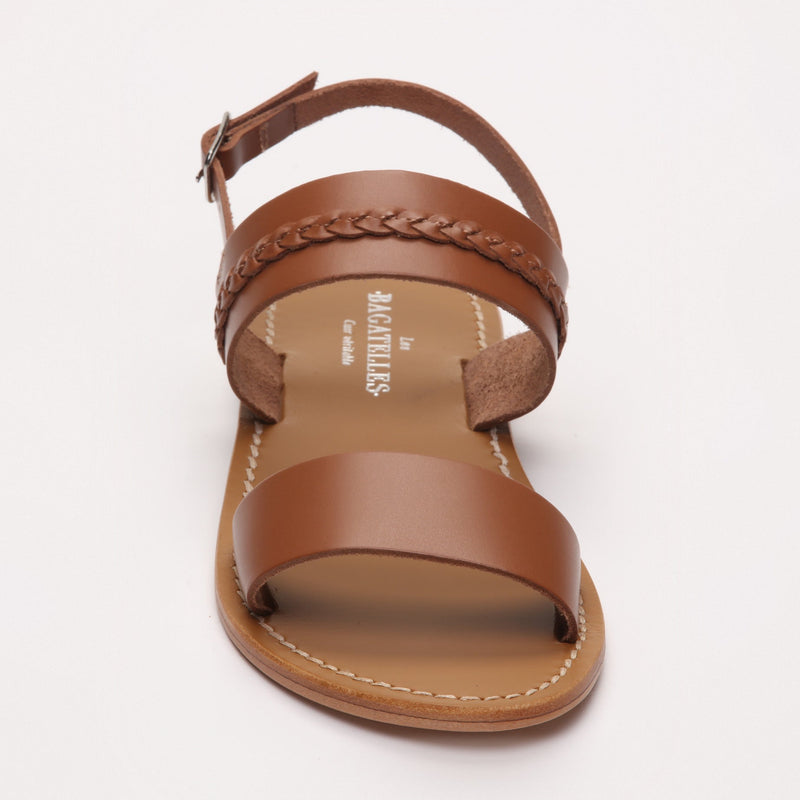 Les Bagatelles - Sandalias Planas Champa Camel