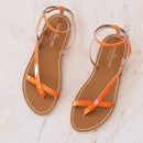 Sandalias Chandanika - Naranja Neón