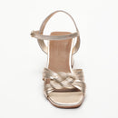 Sandalias de tacón Gigi - Dorado