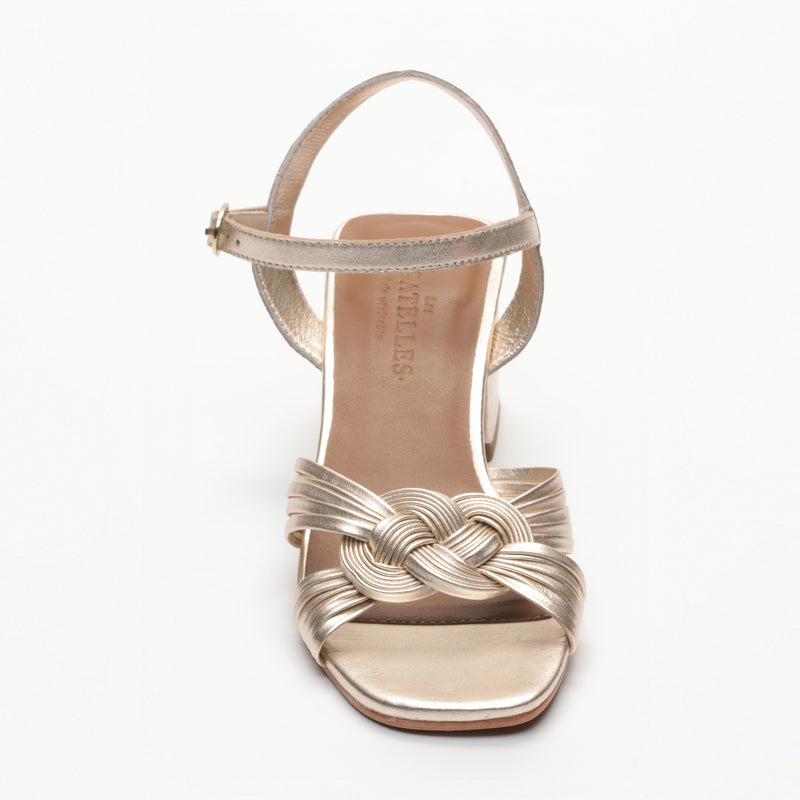 Sandalias de tacón Gigi - Dorado