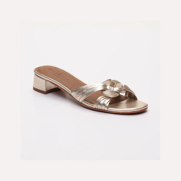 Les Bagatelles - Sandali Con Tacco Gifi - Gold
