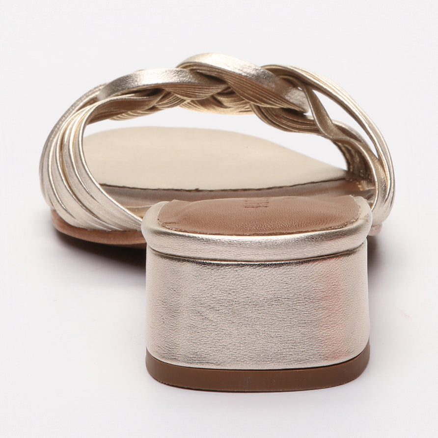 Les Bagatelles - Sandali Con Tacco Gifi - Gold