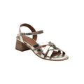 Les Bagatelles - Sandales Talons Uma - Light Gold Croco