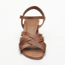 Sandalias Tacón Uma - Camel Croco