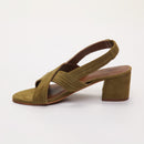 Sandalias de tacón Isi - Oliva