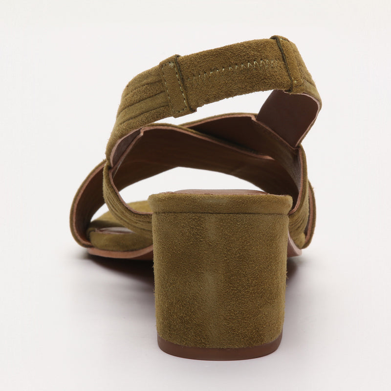 Sandalias de tacón Isi - Oliva