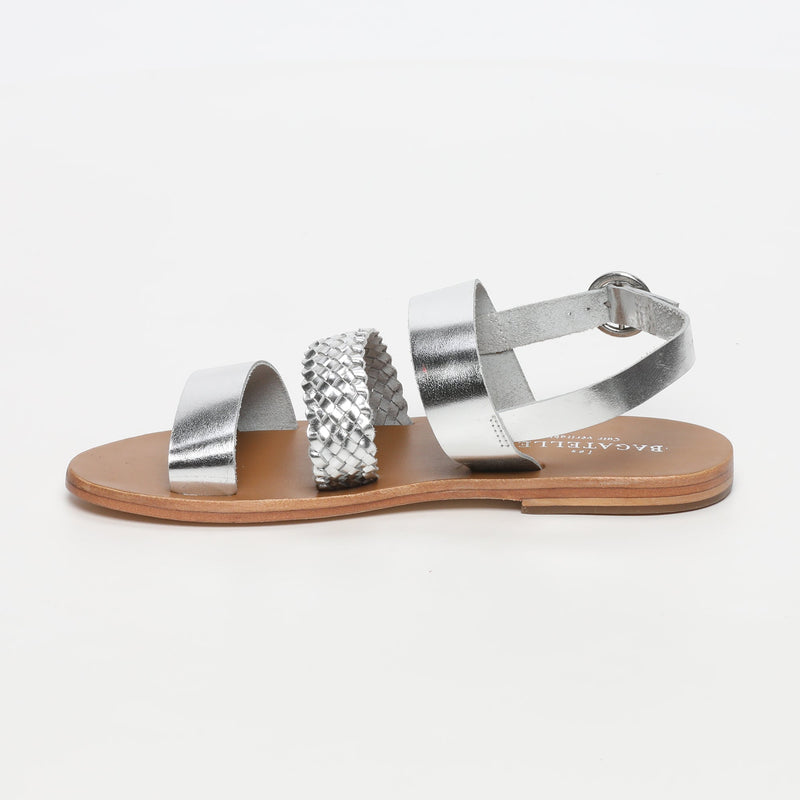 Les Bagatelles - Sandalias Planas Cavery Plata