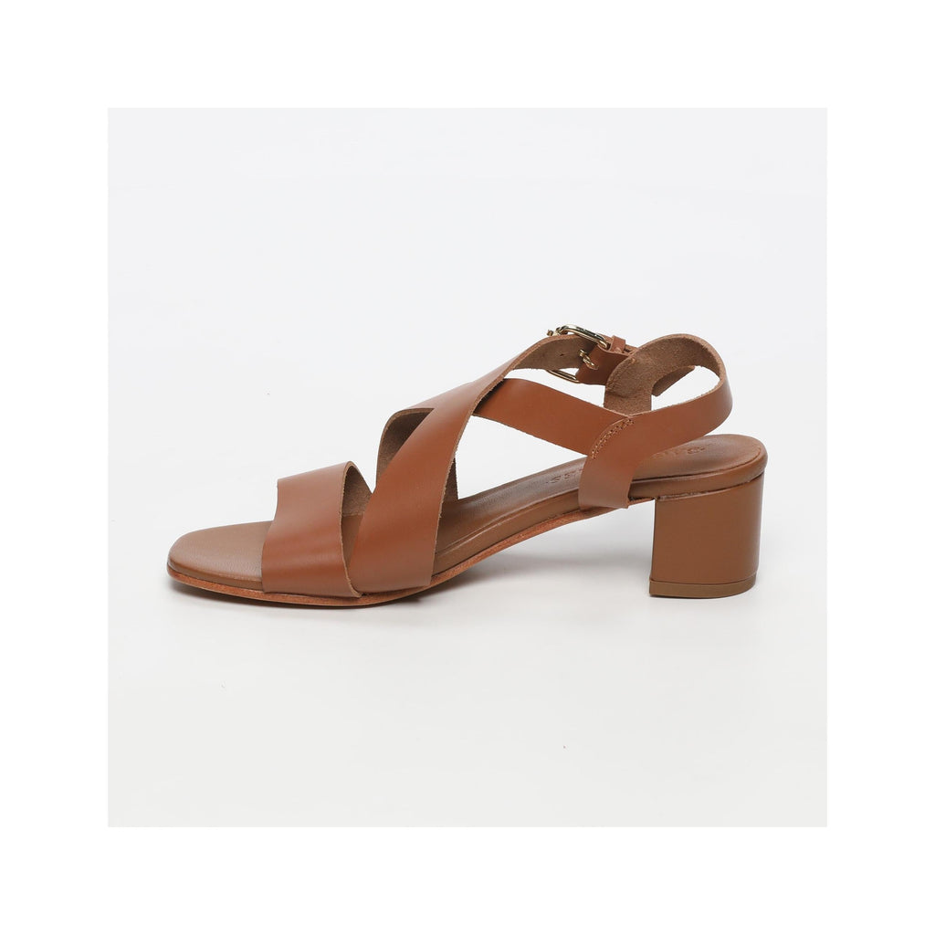 Les Bagatelles - Sandales Talons Genesis - Camel