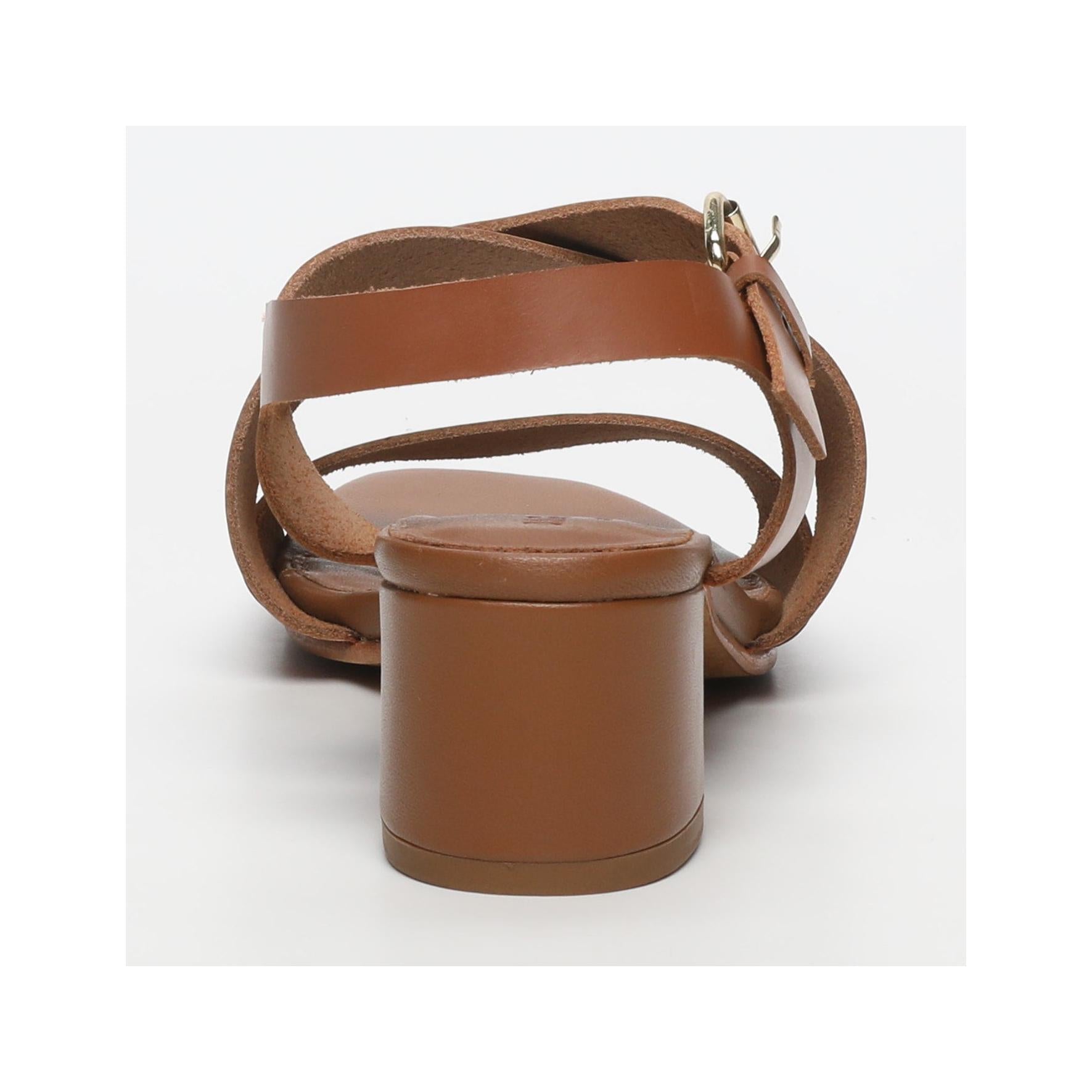 Les Bagatelles - Sandales Talons Genesis - Camel