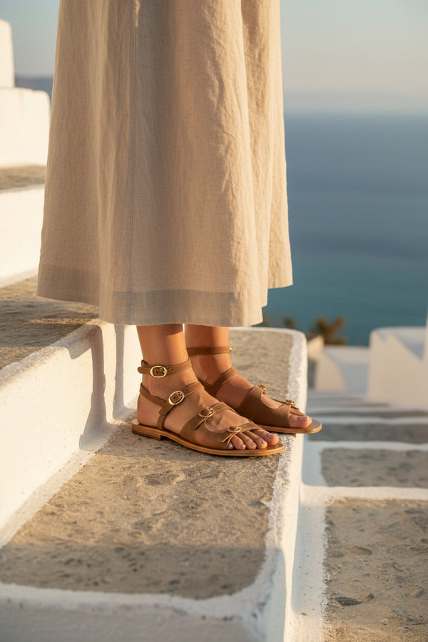 Parma Sandals - Camel