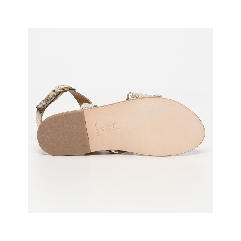Sandalias Necochea - Dorado
