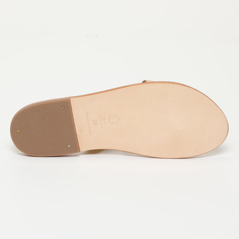 Orense Mules - Dark Gold