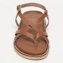 Les Bagatelles - Sandales Plates Origone Camel