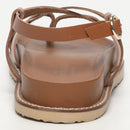 Les Bagatelles - Sandales Plates Origone Camel