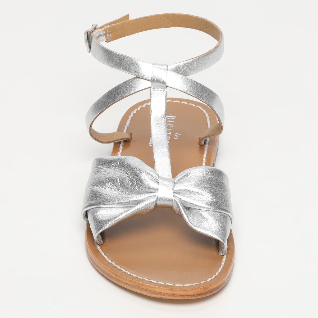 Les Bagatelles - Sandales Plates Conesa - Silver