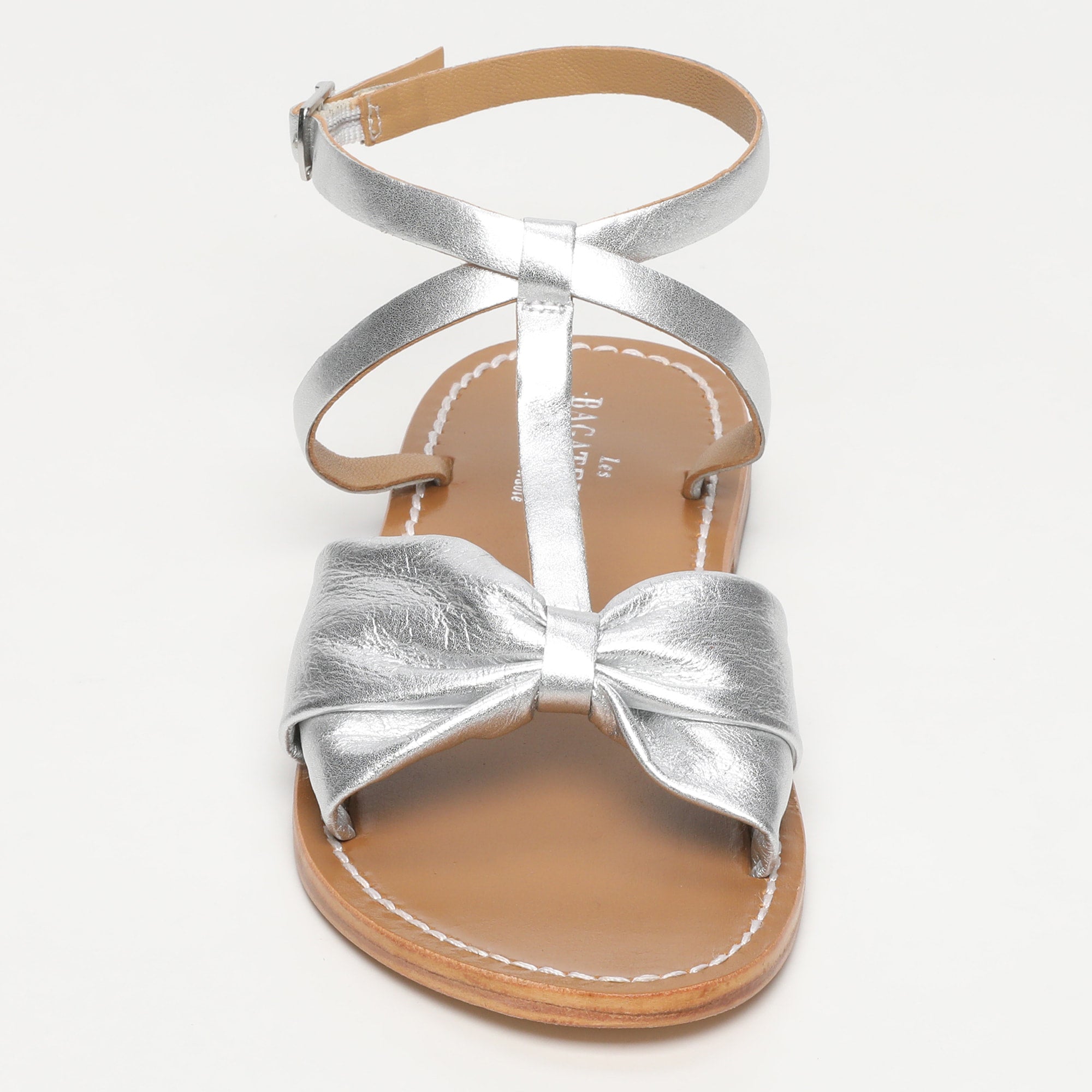 Les Bagatelles - Sandales Plates Conesa - Silver