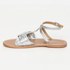 Les Bagatelles - Sandales Plates Conesa - Silver