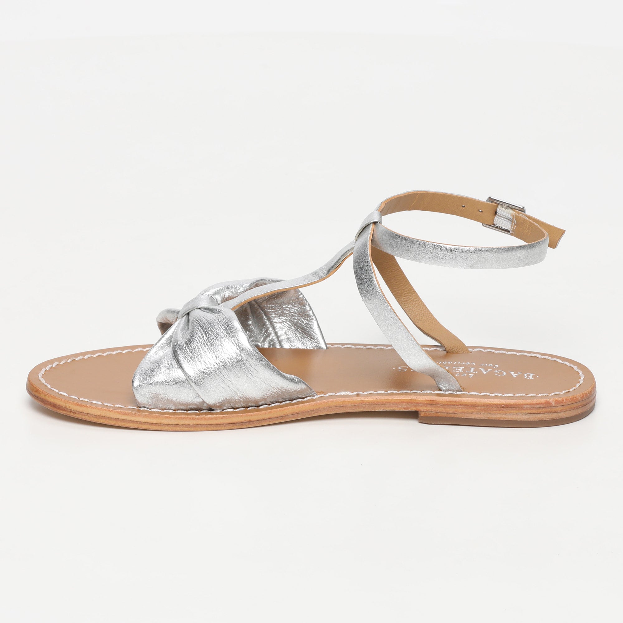 Les Bagatelles - Sandales Plates Conesa - Silver