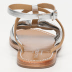 Les Bagatelles - Sandales Plates Conesa - Silver