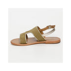 Sandalias Vernon - Oliva Y Oro