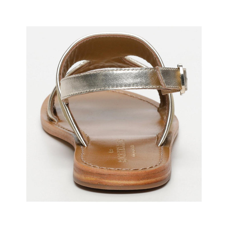 Vernon Sandals - Olive and Gold