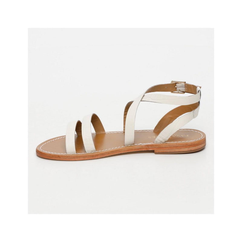 Sandales Malini - White Croco