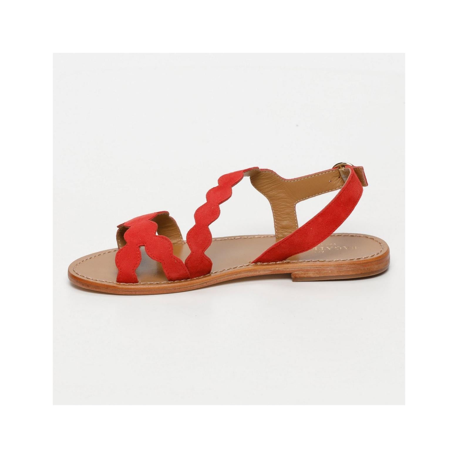Les Bagatelles - Estomba Sandals - Strawberry