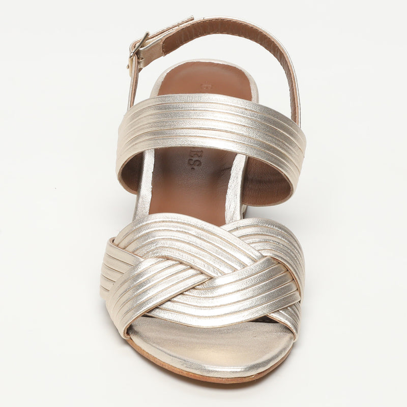 Palenca Heeled Sandals - Platinum