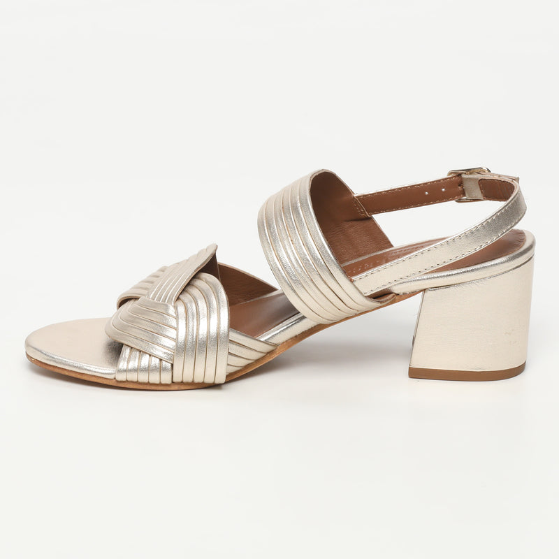 Palenca Heeled Sandals - Platinum