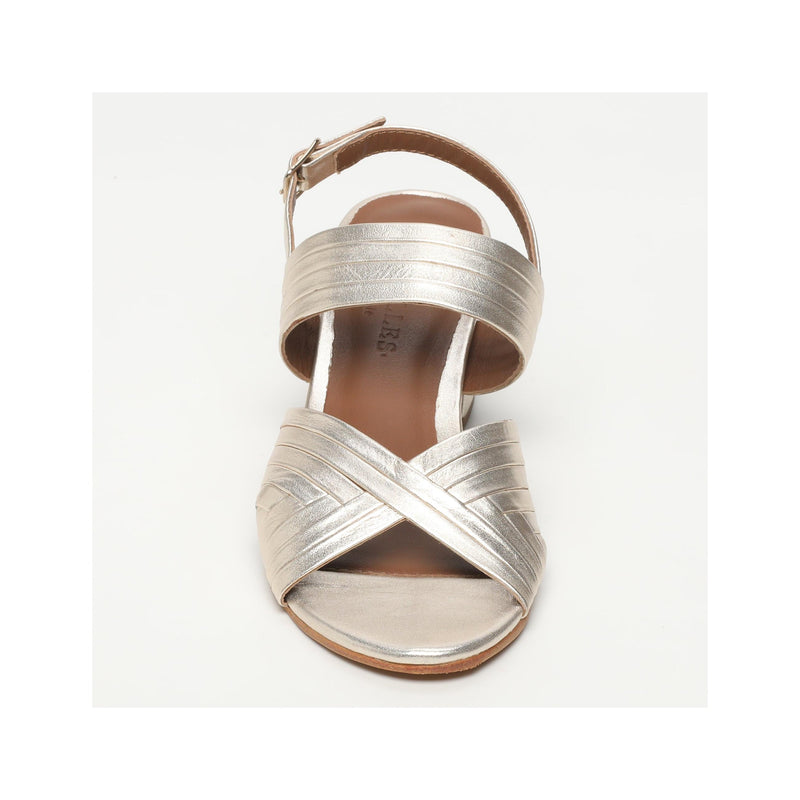 Sandalias de tacón Elowen - Platino