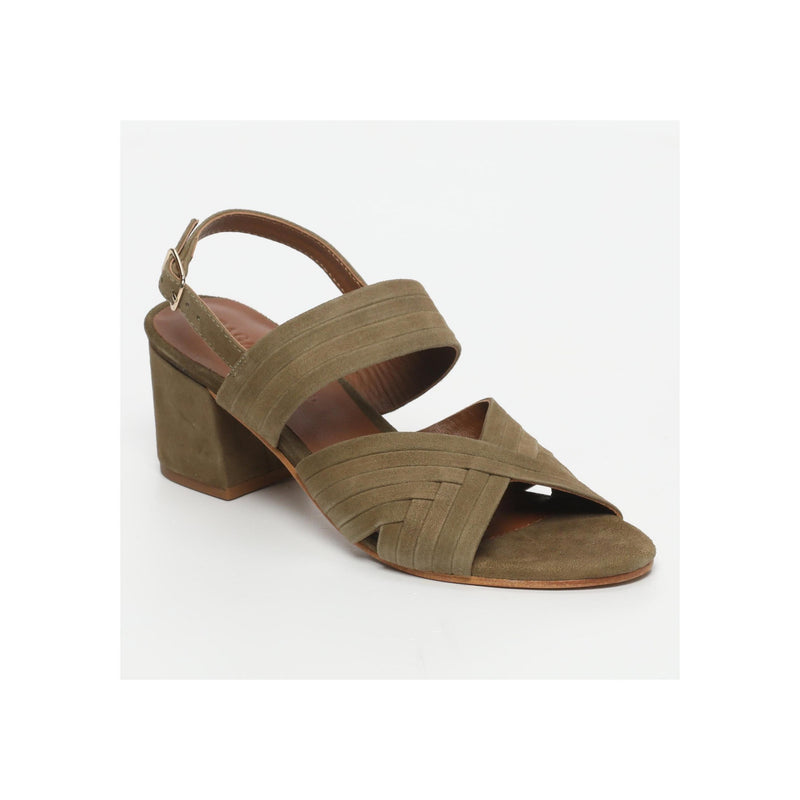 Sandalias de tacón Elowen - Oliva