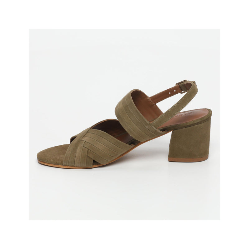 Sandalias de tacón Elowen - Oliva