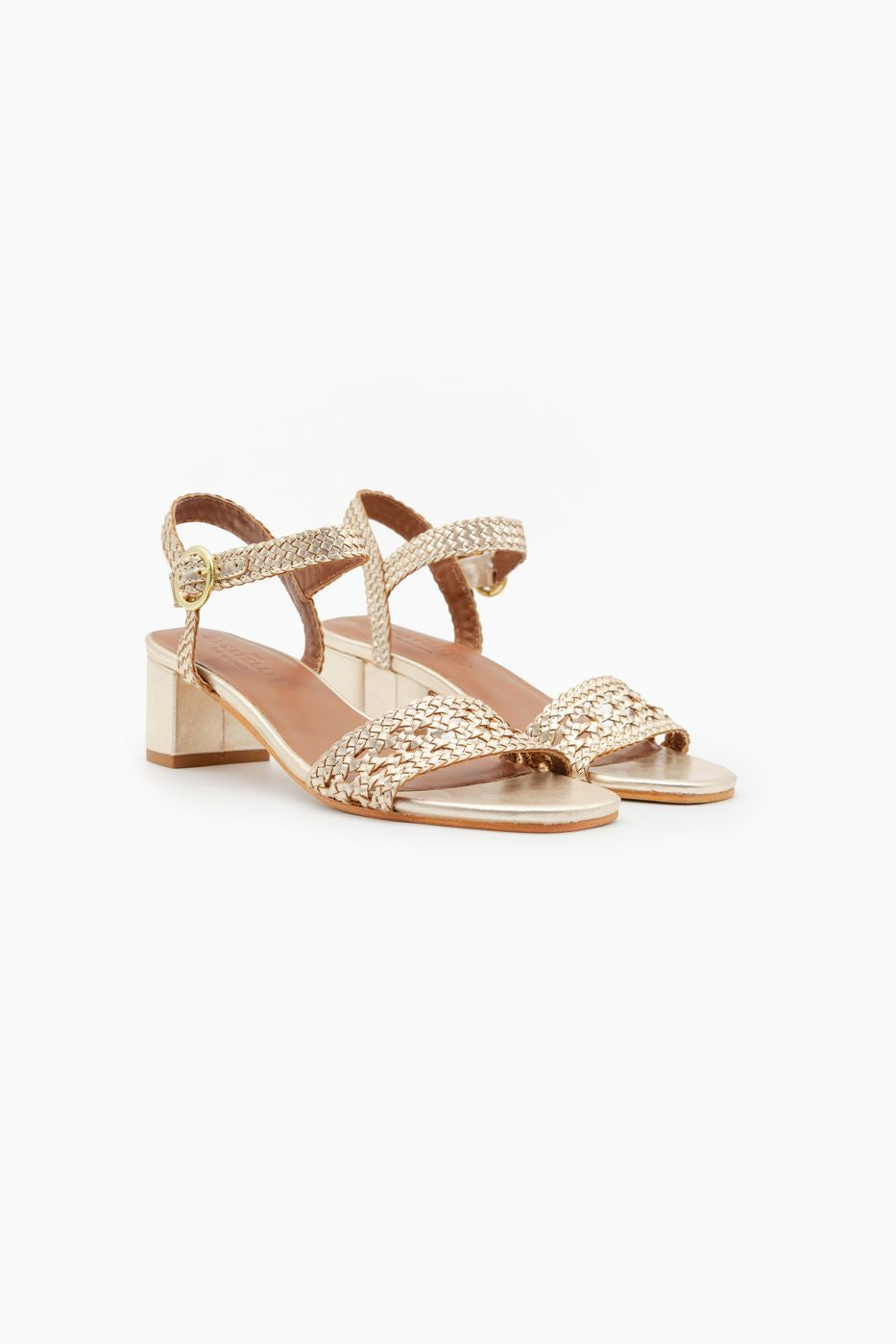Sandalias Phibi - Dorado