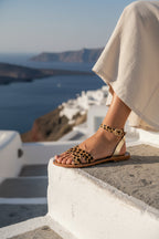 Sandales Brione - Gold & Leopard