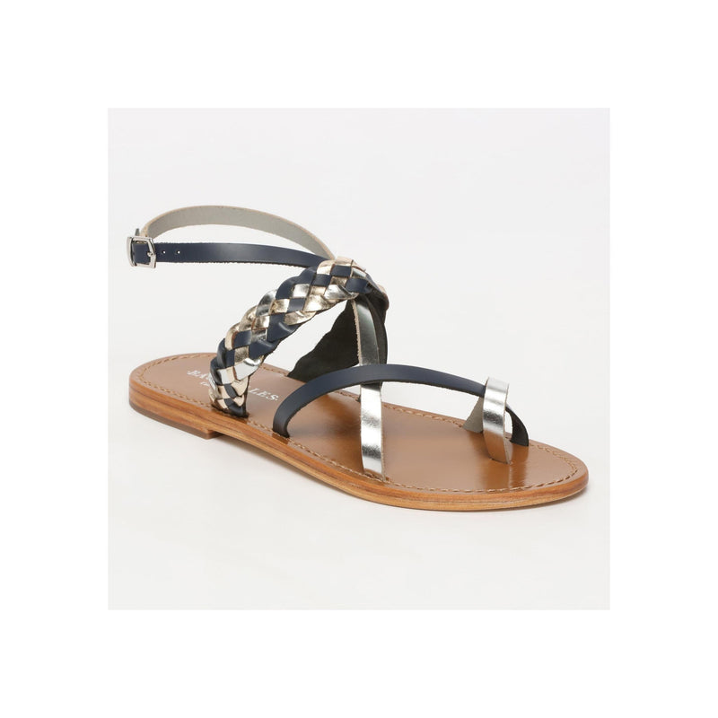Sandales Cardamomo - Silver Et Navy Et Gold