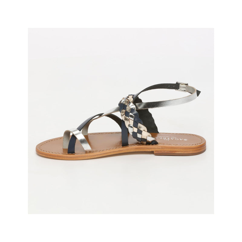 Sandales Cardamomo - Silver Et Navy Et Gold