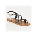 Sandalias Frambuesa - Plata