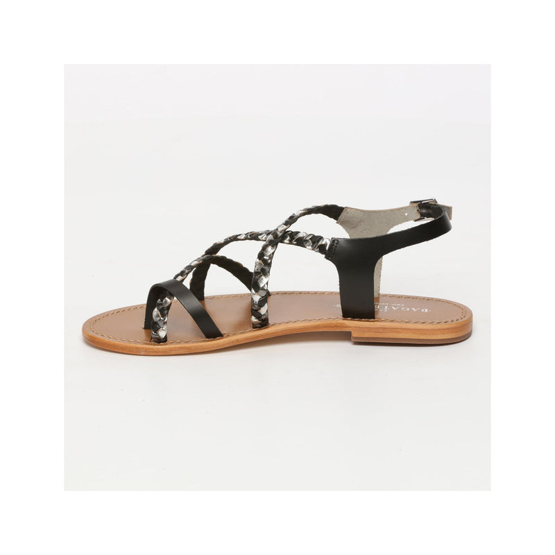 Sandalias Frambuesa - Plata