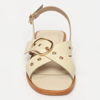 Sandalias Celeste - Marfil