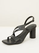 Sandales Vyntra - Croco Noir