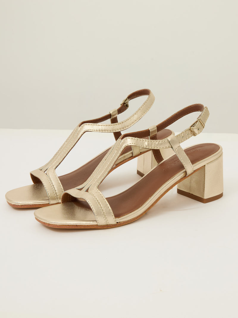 Oscina Sandals - Gold