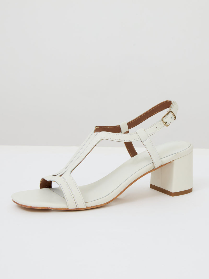 Oscina Sandals - White