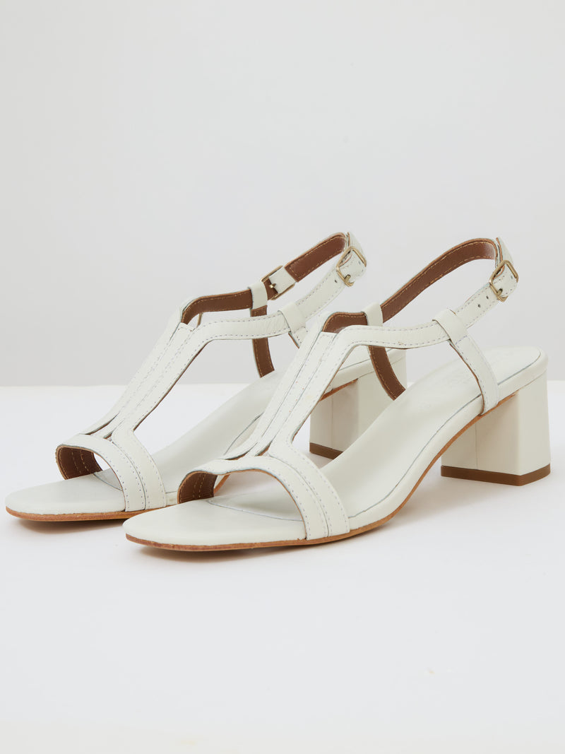 Oscina Sandals - White