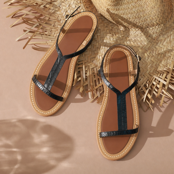 Sandales Xarela - Black Croco
