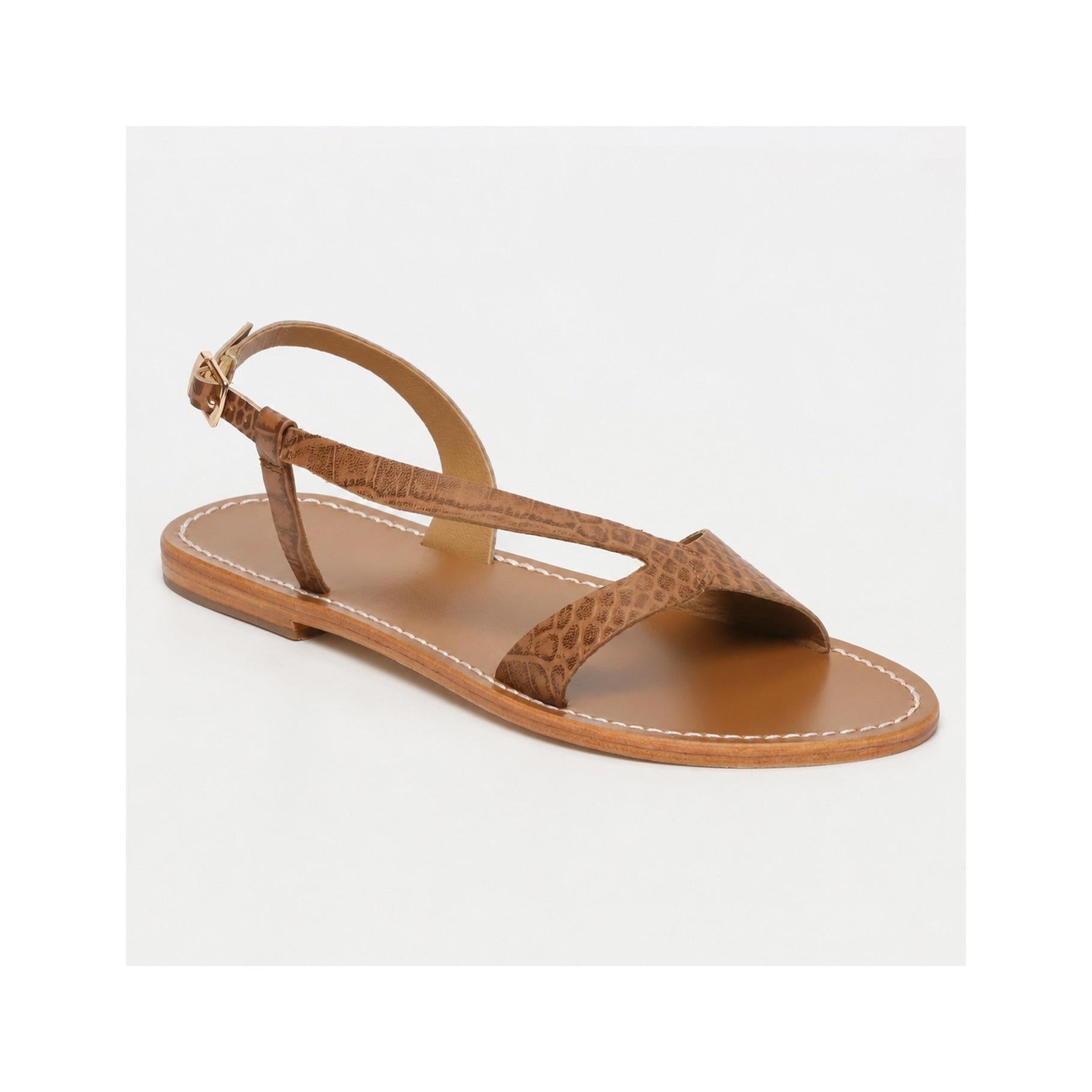 Sandales Amadrya - Croco Camel