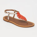 Sandales Exvara - Coral+Gold