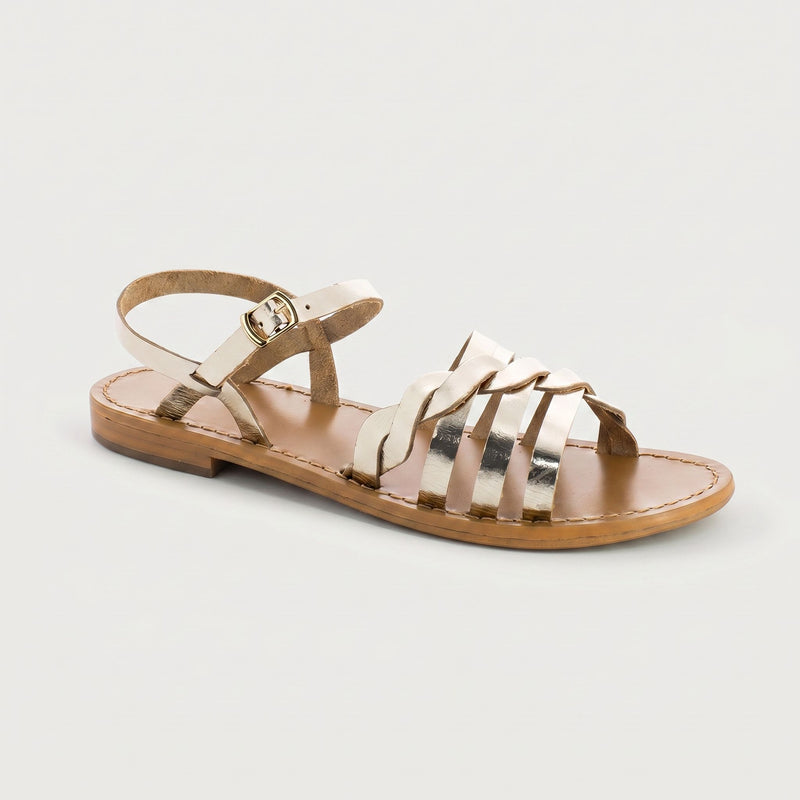 Sandales Brigitte - Or Clair
