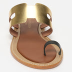 Sandales Fiona - Dark Gold+Black
