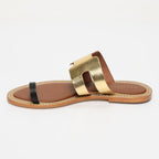 Sandales Fiona - Dark Gold+Black
